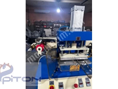 Plastik Zeminler Üzerine Sıcak Yaldız Baskı Klişe Baksı Presi Gatantili!
