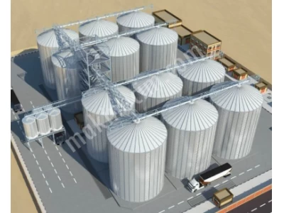 3.000 Tonluk Fabrika Teslimi Çelik Silo-Kampanyalı Fiyat