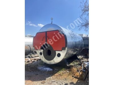 6000 Kg 10 Bar İşletme Basıncı Buhar Kazanı