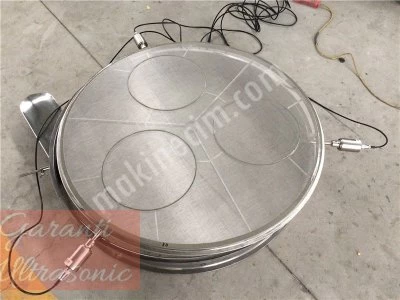Satılık Ultrasonik Elek Mikronize Dansöz Elek Çapı 240Cm 3*3=9 Adet Ultrasonik Çihaz Mevcut