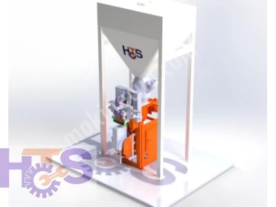Ultrasonik Kraft Torba Toz Dolum Paketlemesi Yapı Kimyasalları Alçı Fabrikaları Hat Sonu Çözümlerimi