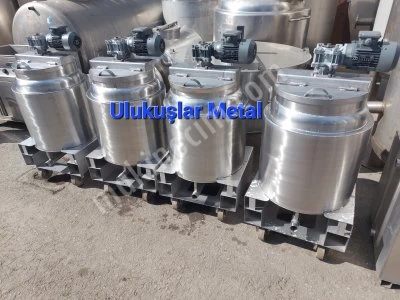 100 Kg Isıtmalı Karıştırıcı Mikser Tekerlekli Paslanmaz Kazan
