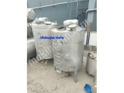 Polyester Poliyol Mikseri Reaktörü 7 M3 Isıtmalı Karıştırıcı Kazan