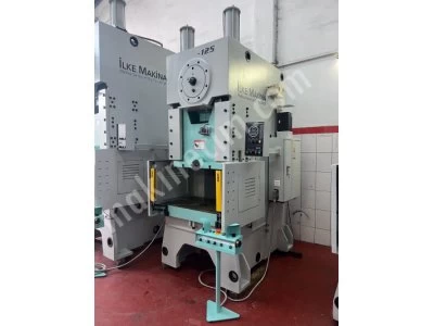 İlke Makina'dan 125 Ton C Tipi Eksantrik Pres Makinası