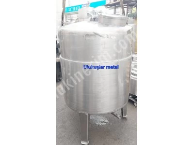 2.7 M3 Paslanmaz Isıtmalı Karıştırıcı Mikser Kimyasal Tank
