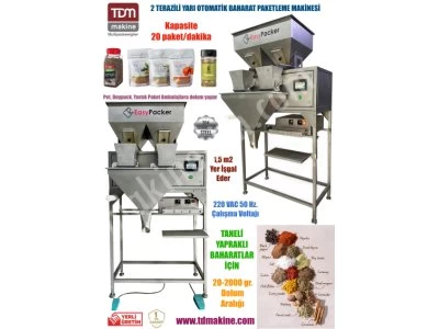 2 Scale Semi Automatic Packaging Machine