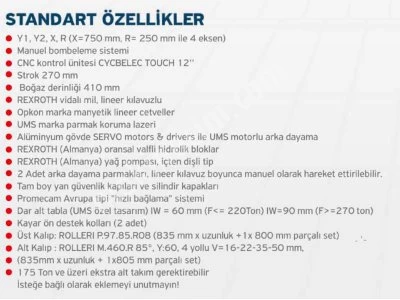 Ums 270X4100 - 270 Ton X 4100 Mm.Abkant