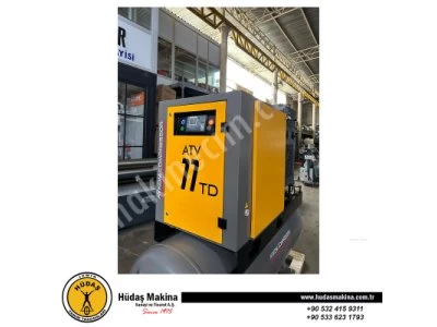 Hemen Stoktan Teslim Sıfır Aydın Trafo Atv 11 Depo Üstü Vidalı Kompresör