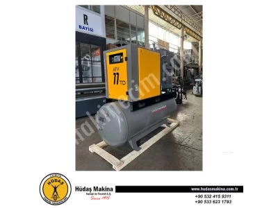 Hemen Stoktan Teslim Sıfır Aydın Trafo Atv 11 Depo Üstü Vidalı Kompresör