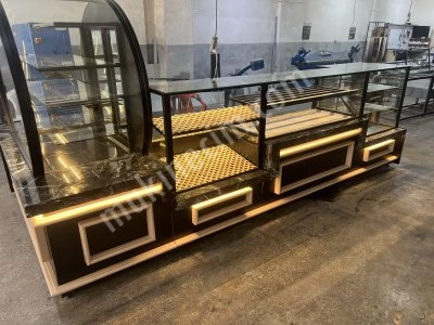 Pasta Dolabı Poğaça Börek Tatlı Unlu Mamüller Vitrin Ekler Dolabı