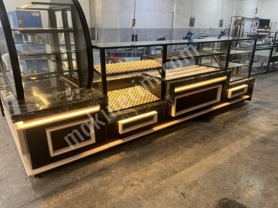 Pasta Dolabı Poğaça Börek Tatlı Unlu Mamüller Vitrin Ekler Dolabı