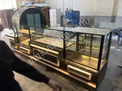 Pasta Dolabı Poğaça Börek Tatlı Unlu Mamüller Vitrin Ekler Dolabı