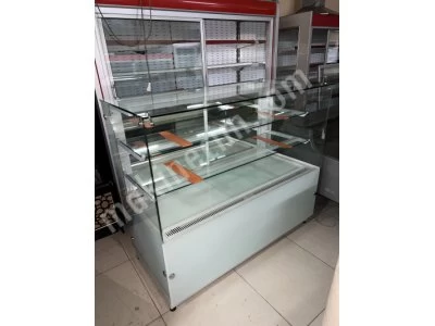 Pastane Ekler Kuru Pasta Yaş Pasta Tatlı Çikolata Vitrin Dolabı