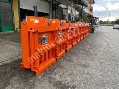 Dik Atık Balya Pres Makinası Hurda Presi Balya Presi