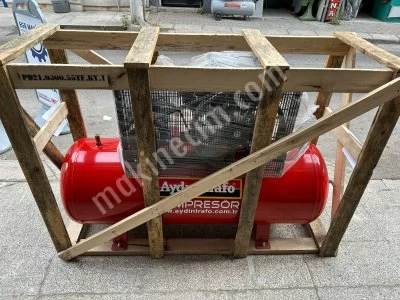 (Sıfır) Aydın Trafo 300 Litre 4 Hp 8 Bar Kompresör 21-300-5.5 Kompresör