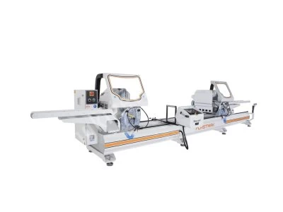 Full Otomatik Servo Motorlu Çift Köşe Alüminyum Pvc Kesim Makinası
