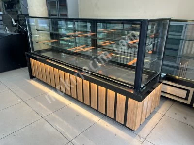 Pastane Ekler Kuru Pasta Yaş Pasta Tatlı Çikolata Vitrin Dolabı