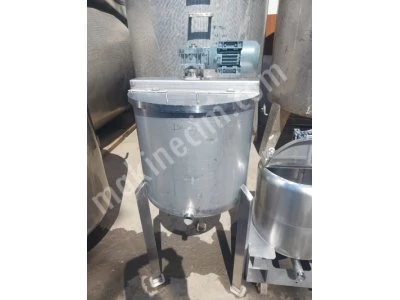 150 Litre Krom Karıştırıcılı Tank Deterjan Kazanı Kimya Gıda Tankı