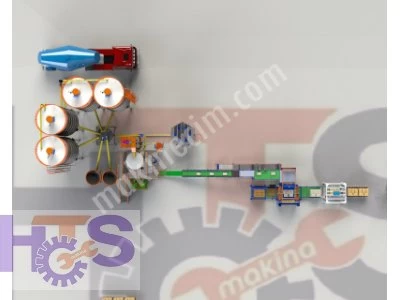 8H/100T Kapasiteli Full Otomatik Yapı Kimyasalları Üretim Tesisi
