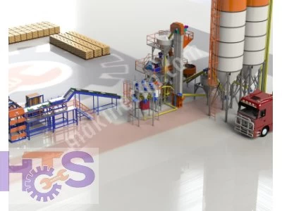 8H/100T Kapasiteli Full Otomatik Yapı Kimyasalları Üretim Tesisi