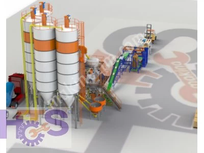 8H/100T Kapasiteli Full Otomatik Yapı Kimyasalları Üretim Tesisi