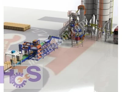 8H/100T Kapasiteli Full Otomatik Yapı Kimyasalları Üretim Tesisi