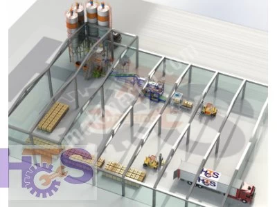 8H/100T Kapasiteli Full Otomatik Yapı Kimyasalları Üretim Tesisi