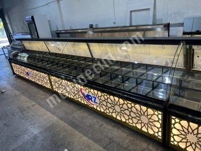 Kuruyemiş Çerez Lokum Şekerleme Draje Vitrin Dolabı