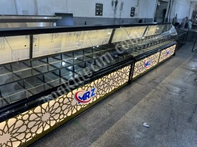 Kuruyemiş Çerez Lokum Şekerleme Draje Vitrin Dolabı