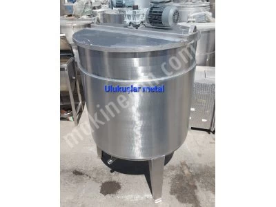 2 M3 Paslanmaz Isıtmalı Karıştırıcı Mikserli Kazan