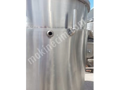 2 M3 Paslanmaz Isıtmalı Karıştırıcı Mikserli Kazan