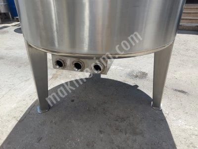 2 M3 Paslanmaz Isıtmalı Karıştırıcı Mikserli Kazan