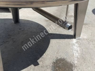 2 M3 Paslanmaz Isıtmalı Karıştırıcı Mikserli Kazan