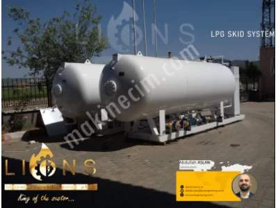 Lpg Storage Tank Trailer Truck Camion Remorque Réservoir Gpl Carrousel De Remplıssage De Tubes Gpl