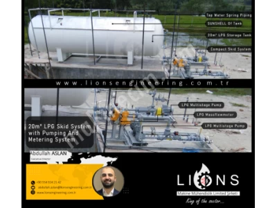 Lpg Storage Tank Trailer Truck Camion Remorque Réservoir Gpl Carrousel De Remplıssage De Tubes Gpl