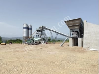 120 M3 Sabit Beton Santrali Yüksek Kapasite ve Kalite