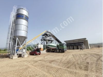 120 M3 Sabit Beton Santrali Yüksek Kapasite ve Kalite