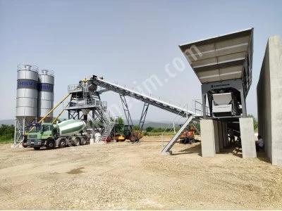 120 M3 Sabit Beton Santrali Yüksek Kapasite ve Kalite
