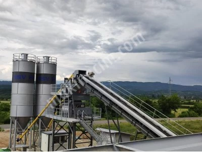 160 M3 Sabit Beton Santrali Hızlı Teslimat ve Kurulum