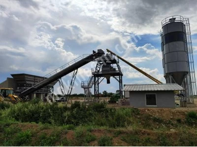 160 M3 Sabit Beton Santrali Hızlı Teslimat ve Kurulum