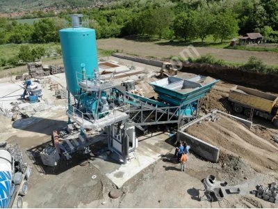 30 M3 Mobil Beton Santrali Güçlü Performans