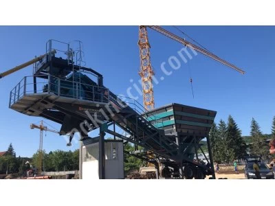 60 M3 Mobil Beton Santrali Dayanıklı Çözümler