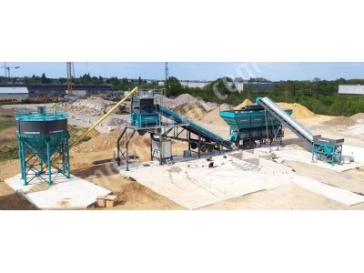 120 M3 Mobil Beton Santrali Hızlı Teslimat