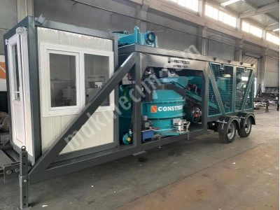 Mobicom 30- 30 M3 Mini Mobil Beton Santrali Mobil ve Kompakt Tip