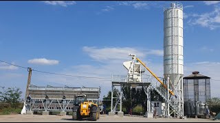 100 M3 Kapasiteli Kompakt Beton Santrali 2 Yıl Garantili