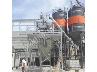 100 M3/H Kuru Tip Beton Santrali 2 Yıl Garantili