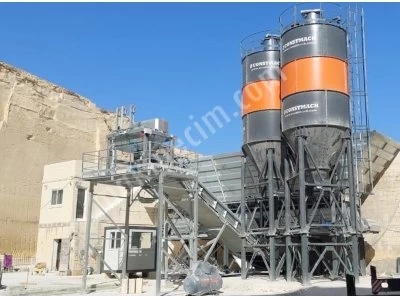 100 M3/H Kuru Tip Beton Santrali 2 Yıl Garantili