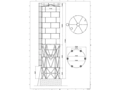 Cs-200 | 200 Ton Capacity Cement Silo