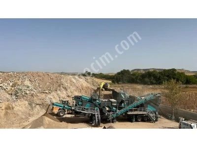 120-150 T/S Mobile Secondary Impact Crushing Plant