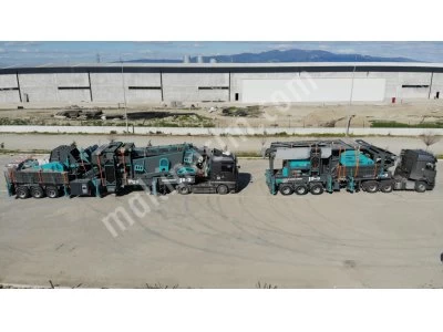 120-150 T/S Mobile Secondary Impact Crushing Plant